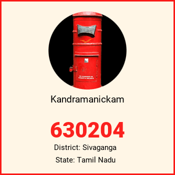 Kandramanickam pin code, district Sivaganga in Tamil Nadu