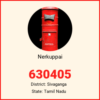 Nerkuppai pin code, district Sivaganga in Tamil Nadu