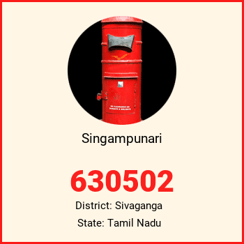 Singampunari pin code, district Sivaganga in Tamil Nadu
