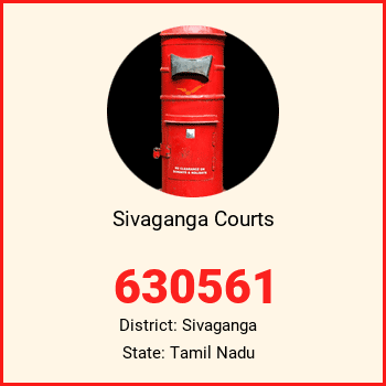 Sivaganga Courts pin code, district Sivaganga in Tamil Nadu