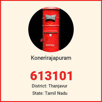 Konerirajapuram pin code, district Thanjavur in Tamil Nadu
