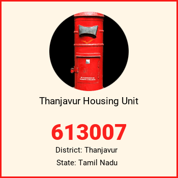 Thanjavur Housing Unit pin code, district Thanjavur in Tamil Nadu