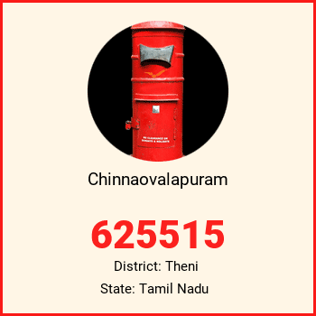 Chinnaovalapuram pin code, district Theni in Tamil Nadu