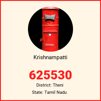 Krishnampatti pin code, district Theni in Tamil Nadu