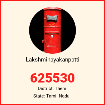 Lakshminayakanpatti pin code, district Theni in Tamil Nadu