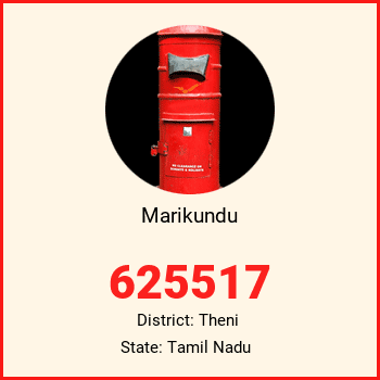 Marikundu pin code, district Theni in Tamil Nadu