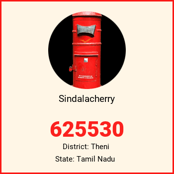 Sindalacherry pin code, district Theni in Tamil Nadu