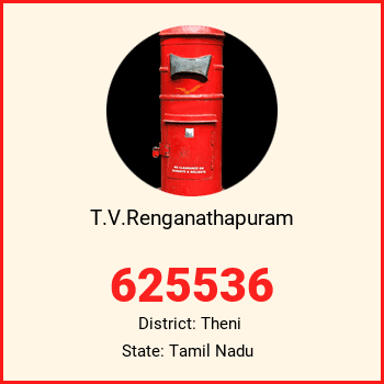 T.V.Renganathapuram pin code, district Theni in Tamil Nadu