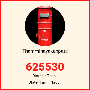 Thamminayakanpatti pin code, district Theni in Tamil Nadu