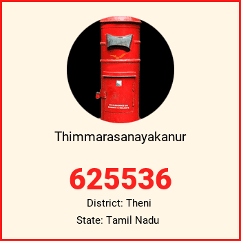 Thimmarasanayakanur pin code, district Theni in Tamil Nadu