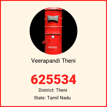Veerapandi Theni pin code, district Theni in Tamil Nadu