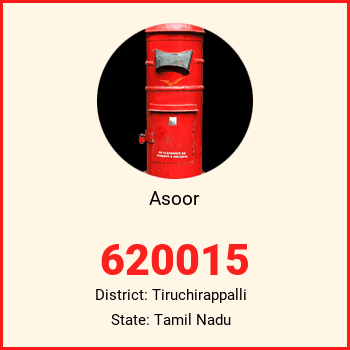 Asoor pin code, district Tiruchirappalli in Tamil Nadu
