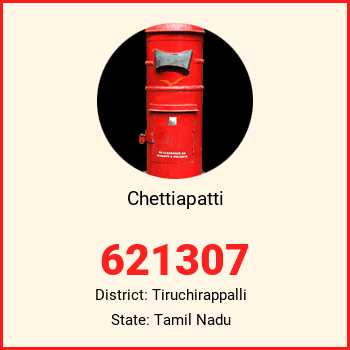 Chettiapatti pin code, district Tiruchirappalli in Tamil Nadu