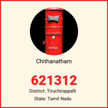 Chithanatham pin code, district Tiruchirappalli in Tamil Nadu