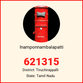 Inamponnambalapatti pin code, district Tiruchirappalli in Tamil Nadu