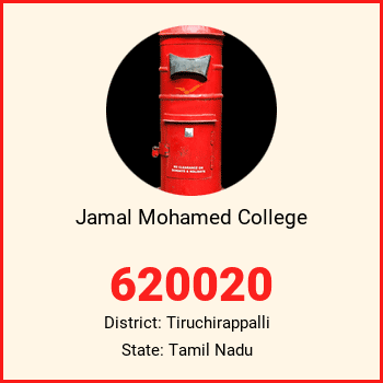 Jamal Mohamed College pin code, district Tiruchirappalli in Tamil Nadu