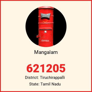 Mangalam pin code, district Tiruchirappalli in Tamil Nadu