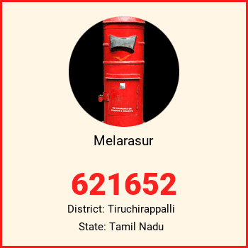 Melarasur pin code, district Tiruchirappalli in Tamil Nadu