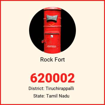 Rock Fort pin code, district Tiruchirappalli in Tamil Nadu