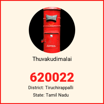 Thuvakudimalai pin code, district Tiruchirappalli in Tamil Nadu