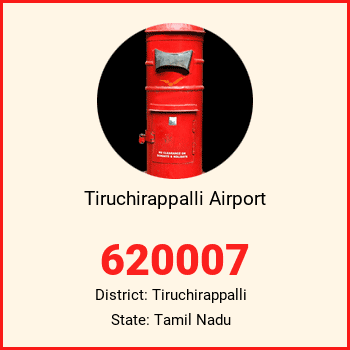 Tiruchirappalli Airport pin code, district Tiruchirappalli in Tamil Nadu
