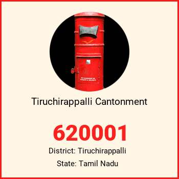 Tiruchirappalli Cantonment pin code, district Tiruchirappalli in Tamil Nadu