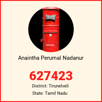 Anaintha Perumal Nadanur pin code, district Tirunelveli in Tamil Nadu
