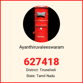 Ayanthiruvaleeswaram pin code, district Tirunelveli in Tamil Nadu