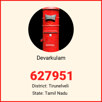 Devarkulam pin code, district Tirunelveli in Tamil Nadu