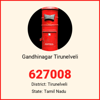 Gandhinagar Tirunelveli pin code, district Tirunelveli in Tamil Nadu