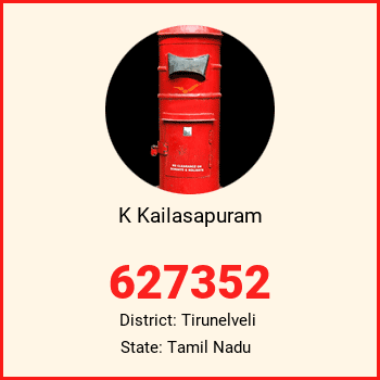 K Kailasapuram pin code, district Tirunelveli in Tamil Nadu