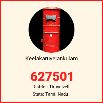 Keelakaruvelankulam pin code, district Tirunelveli in Tamil Nadu