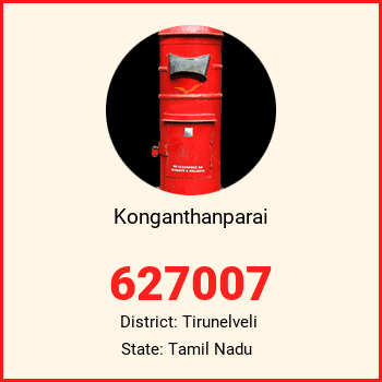 Konganthanparai pin code, district Tirunelveli in Tamil Nadu