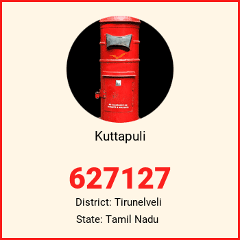 Kuttapuli pin code, district Tirunelveli in Tamil Nadu