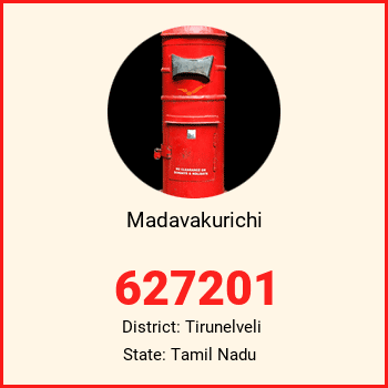 Madavakurichi pin code, district Tirunelveli in Tamil Nadu