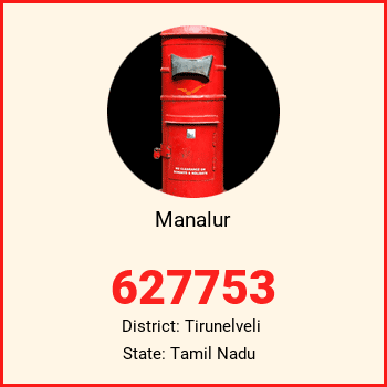 Manalur pin code, district Tirunelveli in Tamil Nadu