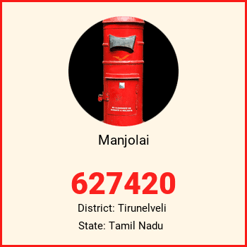 Manjolai pin code, district Tirunelveli in Tamil Nadu