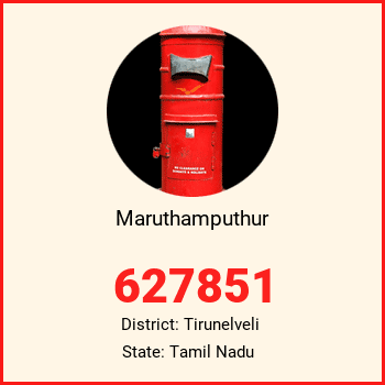 Maruthamputhur pin code, district Tirunelveli in Tamil Nadu