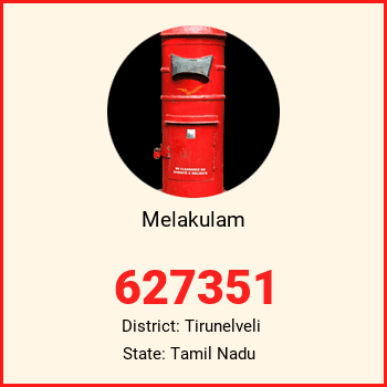 Melakulam pin code, district Tirunelveli in Tamil Nadu
