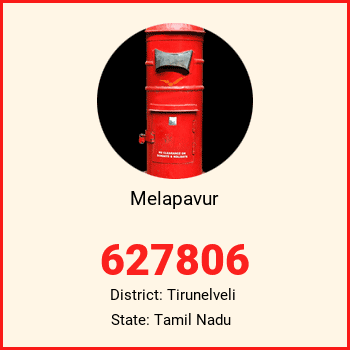 Melapavur pin code, district Tirunelveli in Tamil Nadu
