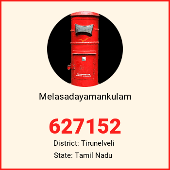 Melasadayamankulam pin code, district Tirunelveli in Tamil Nadu