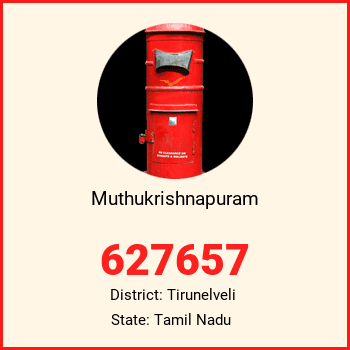 Muthukrishnapuram pin code, district Tirunelveli in Tamil Nadu