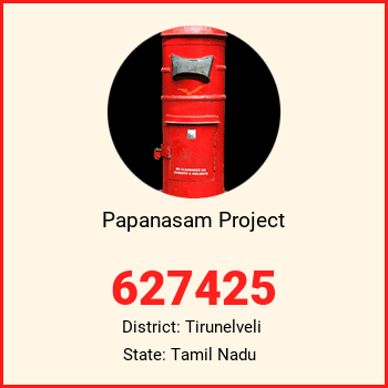 Papanasam Project pin code, district Tirunelveli in Tamil Nadu