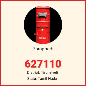 Parappadi pin code, district Tirunelveli in Tamil Nadu