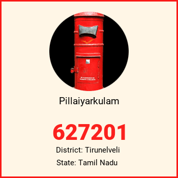 Pillaiyarkulam pin code, district Tirunelveli in Tamil Nadu