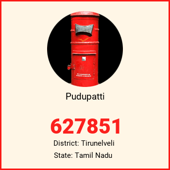 Pudupatti pin code, district Tirunelveli in Tamil Nadu