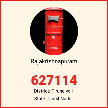 Rajakrishnapuram pin code, district Tirunelveli in Tamil Nadu