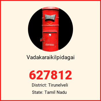 Vadakaraikilpidagai pin code, district Tirunelveli in Tamil Nadu