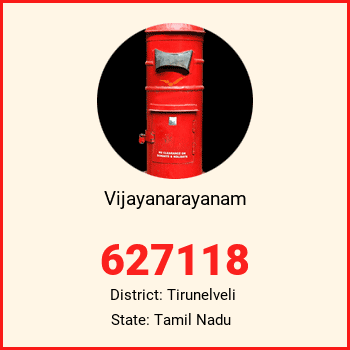 Vijayanarayanam pin code, district Tirunelveli in Tamil Nadu