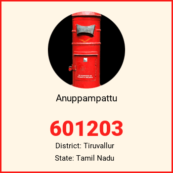 Anuppampattu pin code, district Tiruvallur in Tamil Nadu